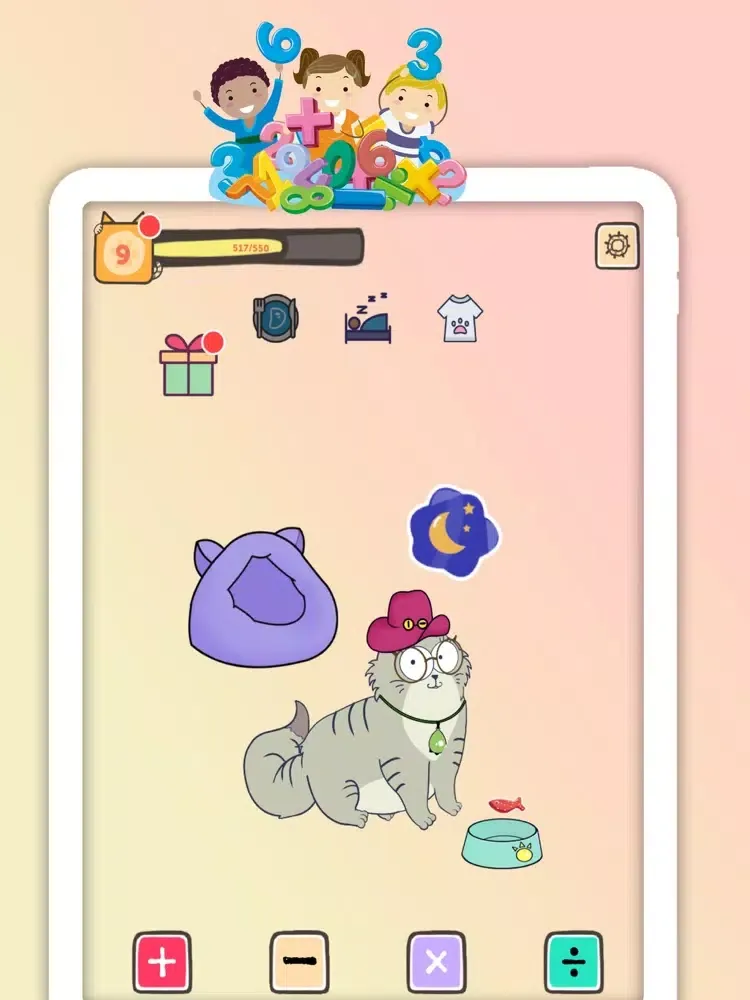 Math Learning:Cat Learner iPad Screenshots