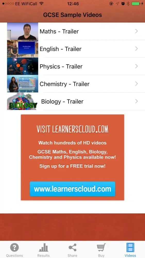 Tangkapan layar GCSE Chemistry Questions Rev