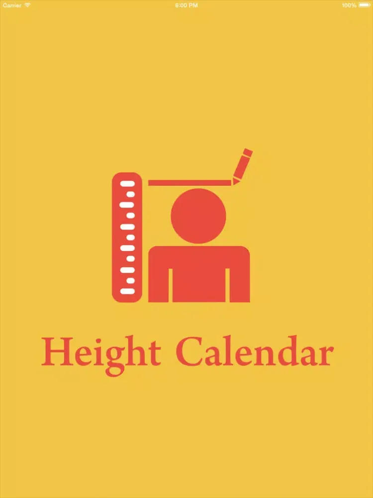 Zrzuty ekranu Height Tracking Calendar - Track your daily, weekly, monthly, yearly height and set personal goals iPad 