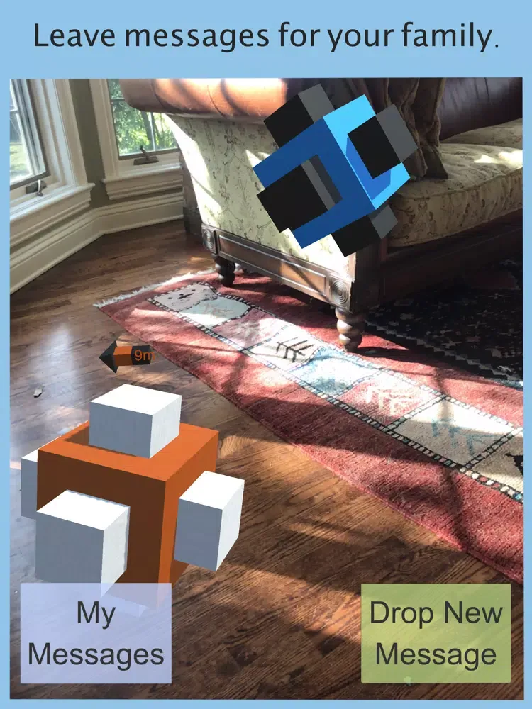Capturas de tela do Message Hunt AR iPad 