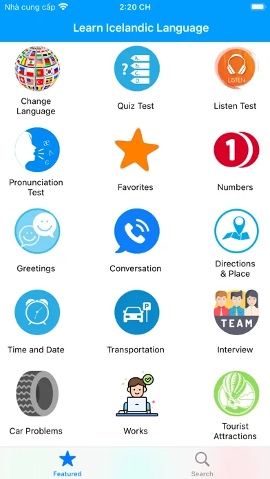 تصاویر Learn Icelandic Phrases Pro