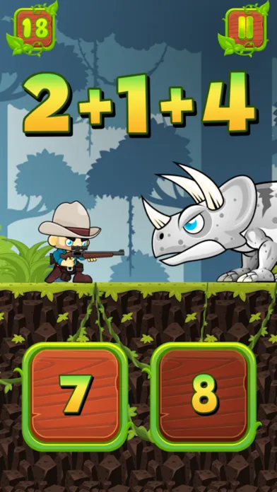 Zrzuty ekranu Math Dino : Addition + Number