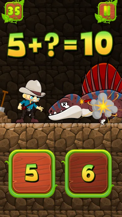 Zrzuty ekranu Math Dino : Addition + Number