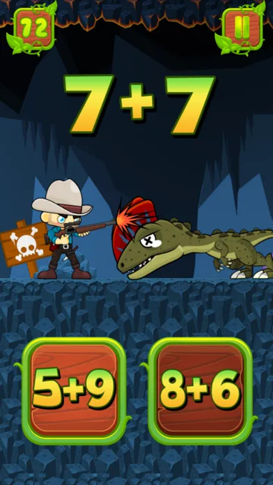 Zrzuty ekranu Math Dino : Addition + Number