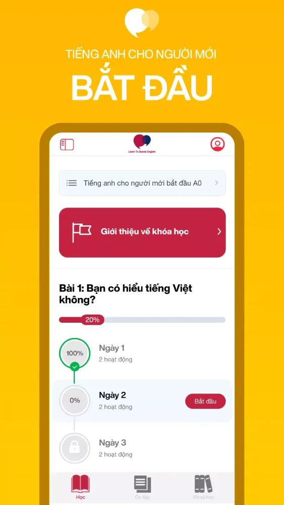 Capturas de tela do Học Nói Tiếng Anh Dễ Dàng