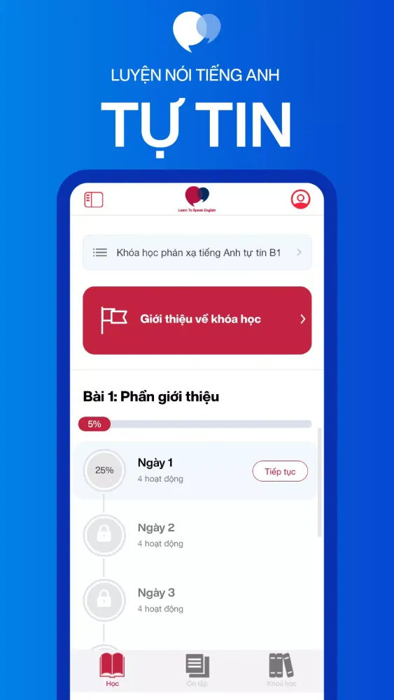 Capturas de tela do Học Nói Tiếng Anh Dễ Dàng