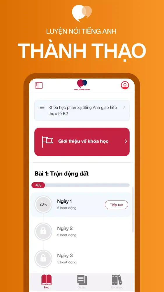 Capturas de tela do Học Nói Tiếng Anh Dễ Dàng