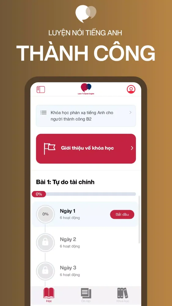 Capturas de tela do Học Nói Tiếng Anh Dễ Dàng