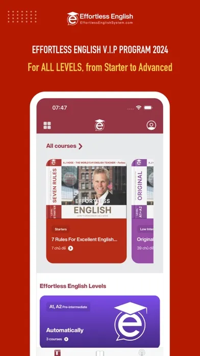 Ảnh chụp màn hình của Effortless English System™
