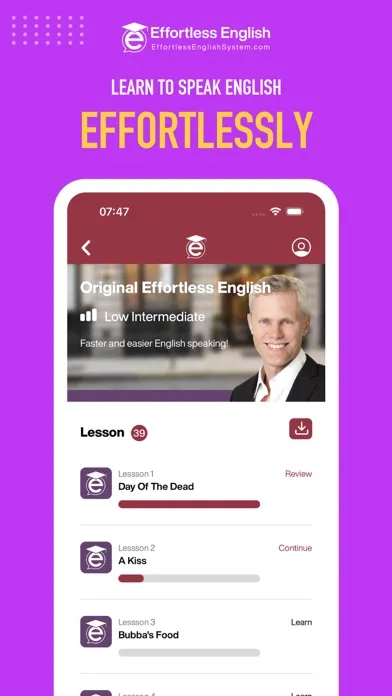 Ảnh chụp màn hình của Effortless English System™