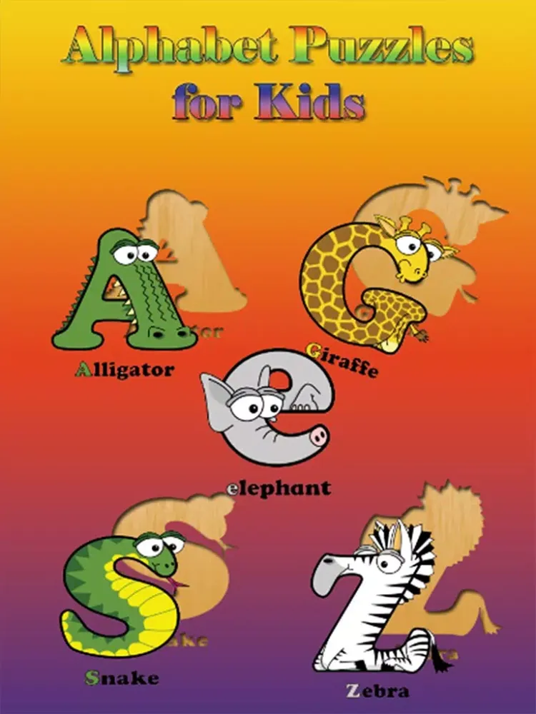 Tangkapan layar Animal Puzzle Game for Toddler - English Alphabet Kids Learning iPad 