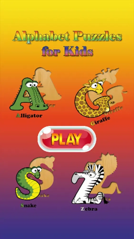 Tangkapan layar Animal Puzzle Game for Toddler - English Alphabet Kids Learning