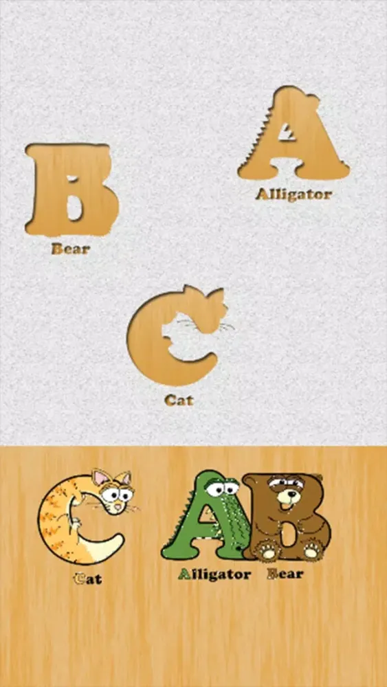 Tangkapan layar Animal Puzzle Game for Toddler - English Alphabet Kids Learning