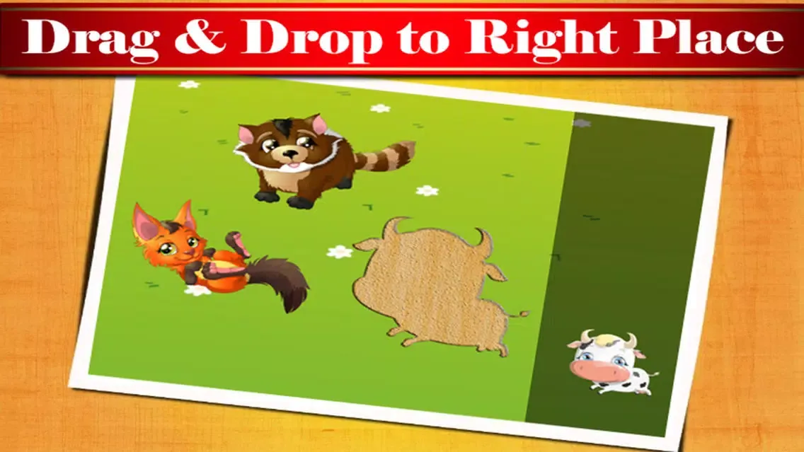 Capturas de pantalla de Animals Puzzles Game for Kids and Toddlers - Pet, Farm and Wild