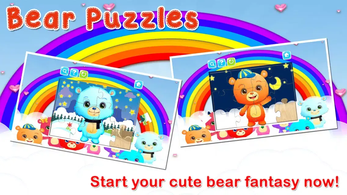 Baby Bear Jigsaw Puzzles Games for Preschool Kids Screenshots
