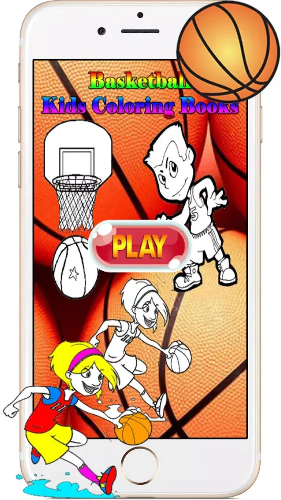 Captures d'écran de Basketball Kids Coloring Books Games for Toddlers