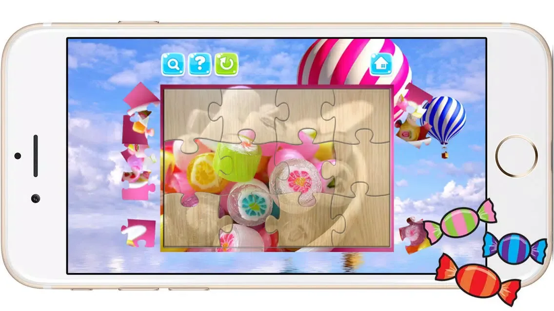 Candy Cupcake Jigsaw Puzzles for Kids and Toddlers应用截图