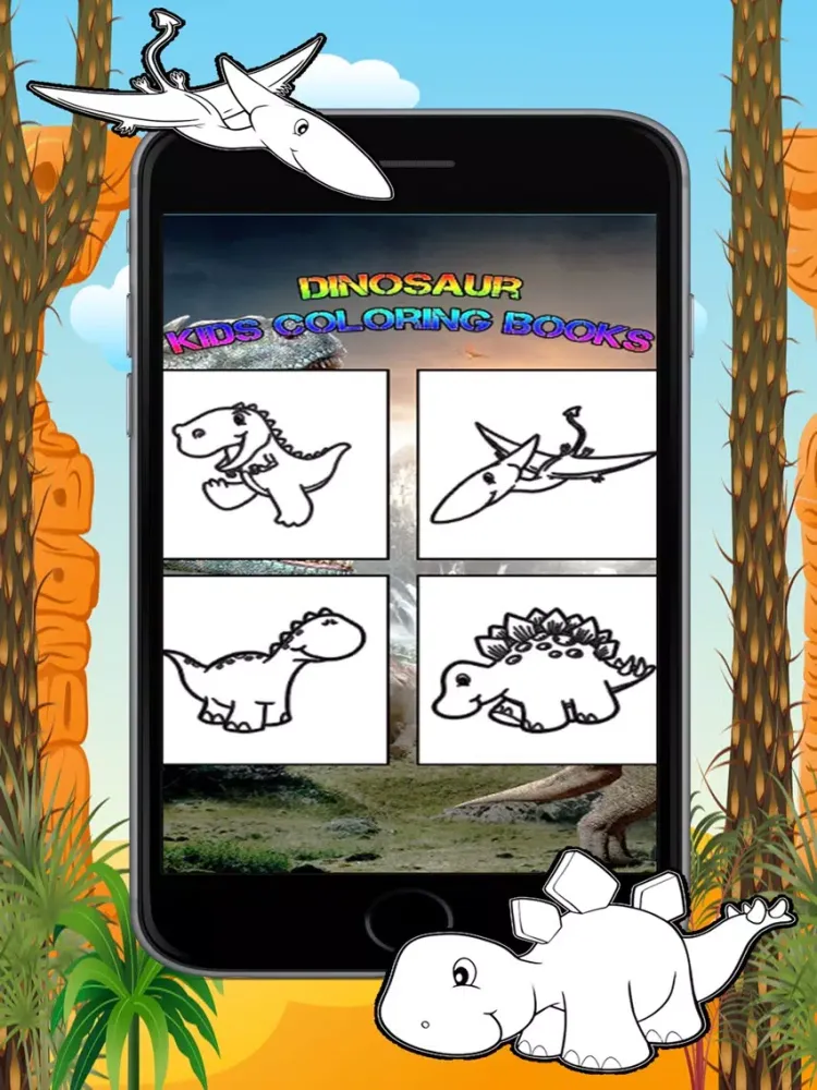صور Dinosaur Kids Coloring - Learning Game for Kids and Toddlers iPad 