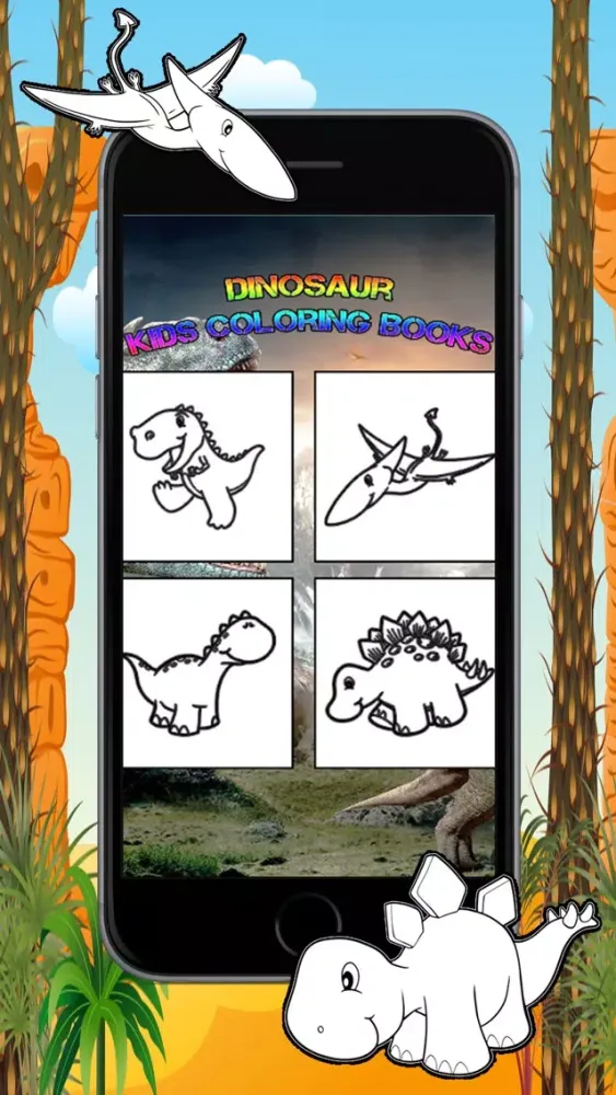 صور Dinosaur Kids Coloring - Learning Game for Kids and Toddlers