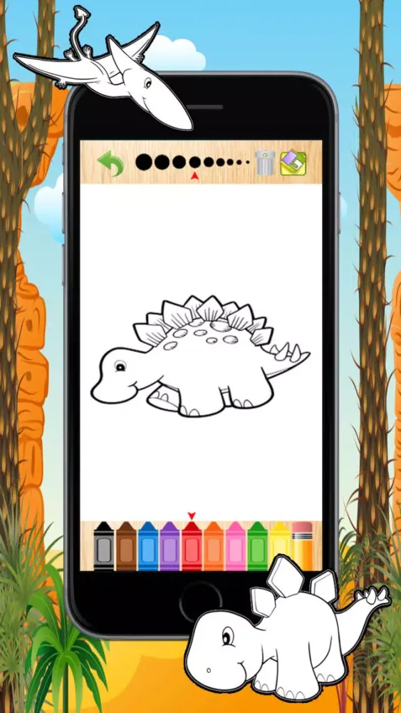 صور Dinosaur Kids Coloring - Learning Game for Kids and Toddlers