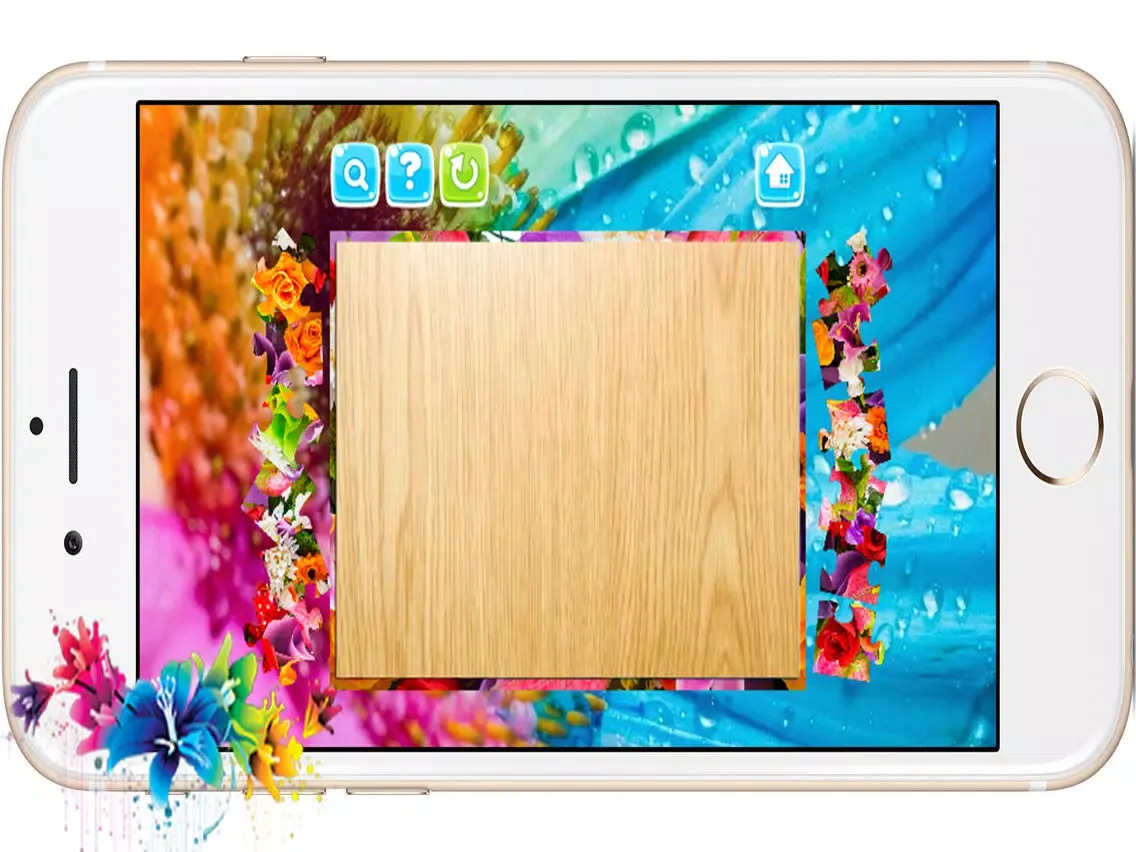 Flower Jigsaw Puzzles Games for Kids and Toddlers iPad  Screenshots