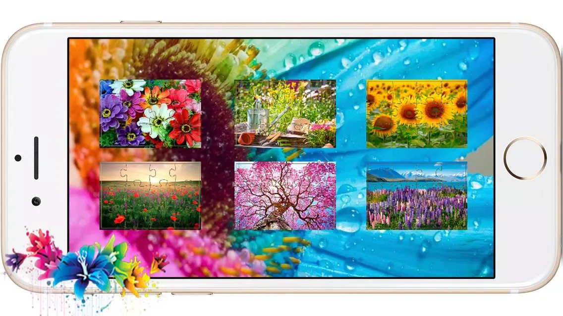 Flower Jigsaw Puzzles Games for Kids and Toddlers Screenshots