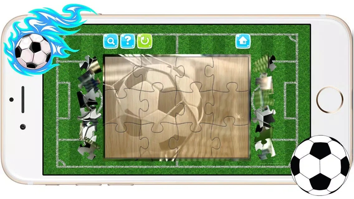 Capturas de tela do Football Soccer Sport Jigsaw Puzzle Games for Kids