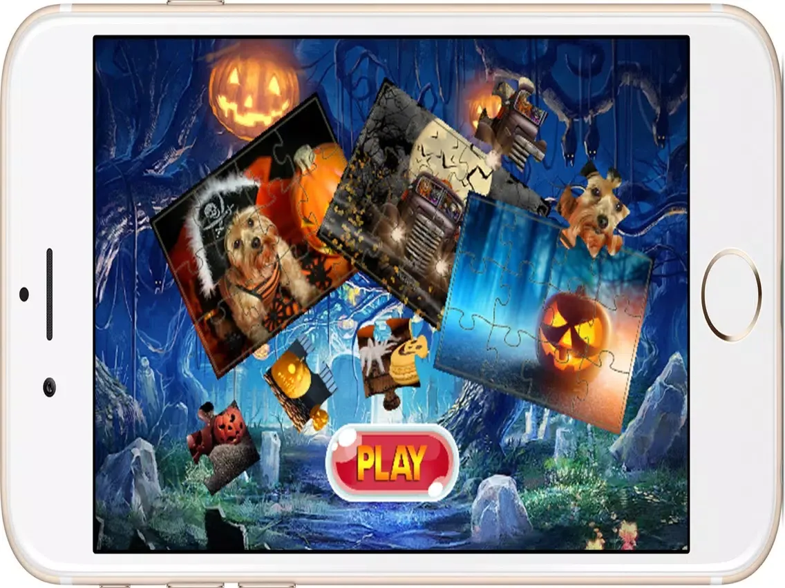 Screenshot di Halloween Puzzles Games for Kids and Toddlers iPad 