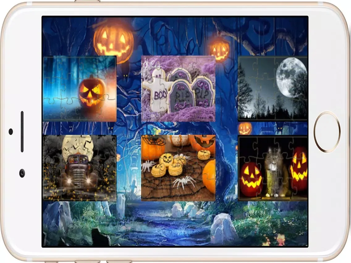 Screenshot di Halloween Puzzles Games for Kids and Toddlers iPad 