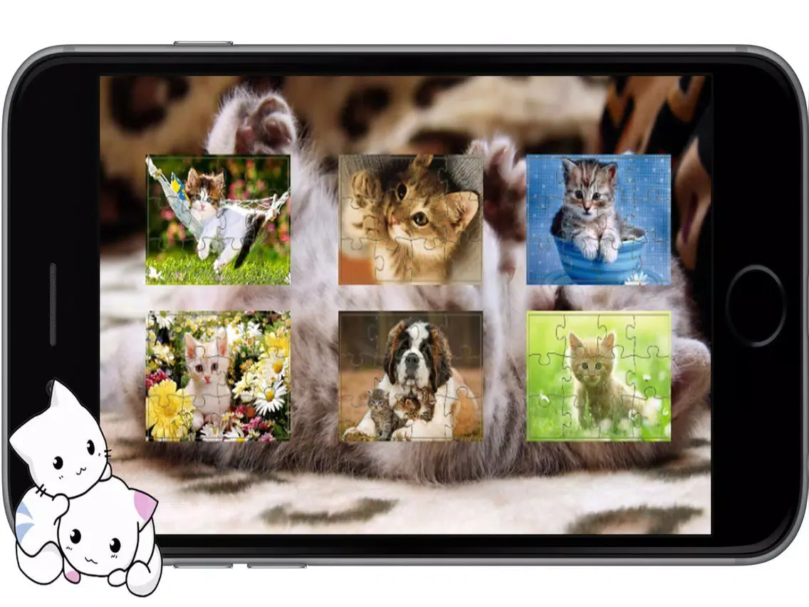 Cat Kitten Pet Baby Jigsaw Puzzles Games for Kids iPad Screenshots
