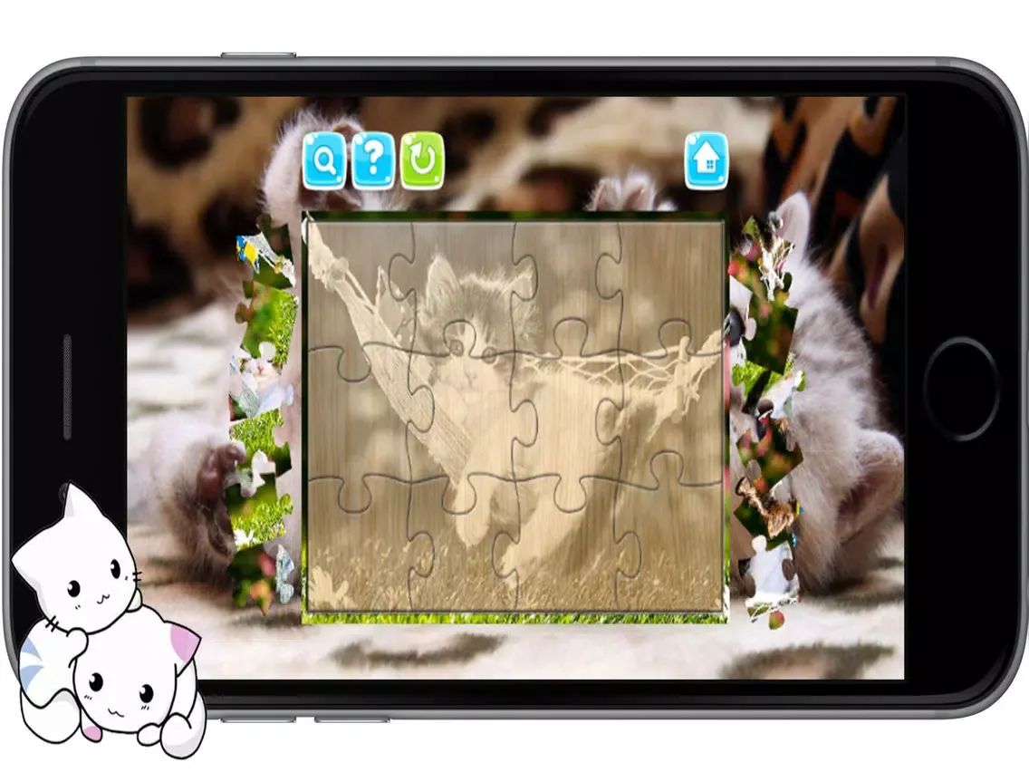 Cat Kitten Pet Baby Jigsaw Puzzles Games for Kids iPad Screenshots