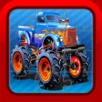 Monster Truck Cartoon Jigsaw Puzzle Games for Kids
