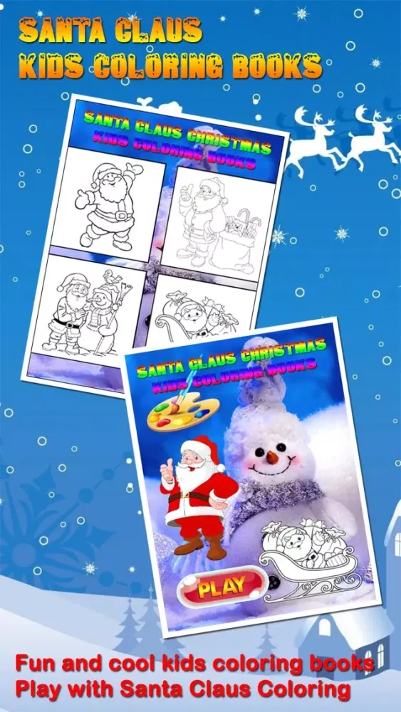 Capturas de pantalla de Santa Claus Christmas Kids Coloring Books for Baby