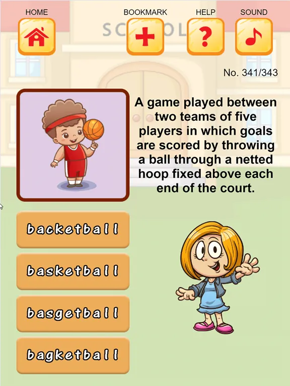 Captures d'écran de Misspelling Words Funny Games iPad 