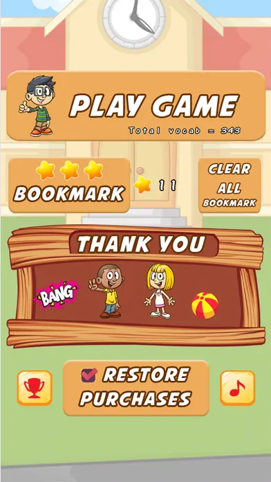 Captures d'écran de Misspelling Words Funny Games