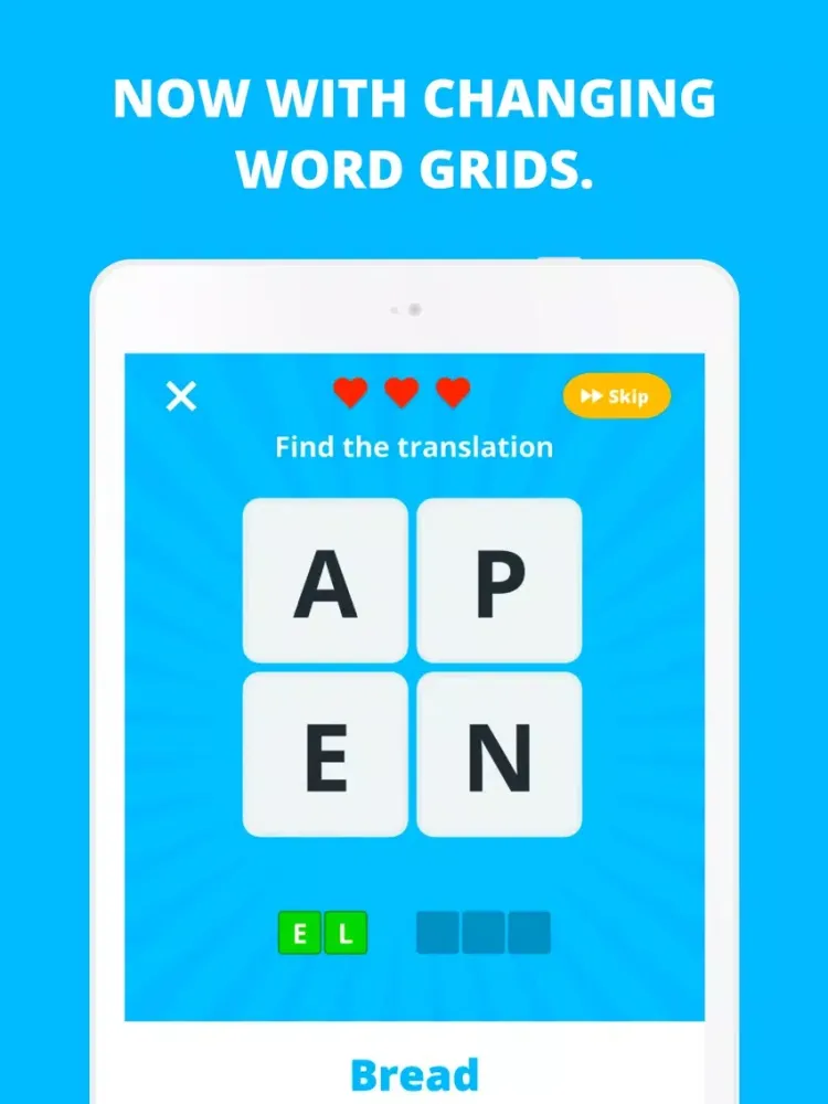 Tangkapan layar WordUp! The Spanish Word Game iPad 