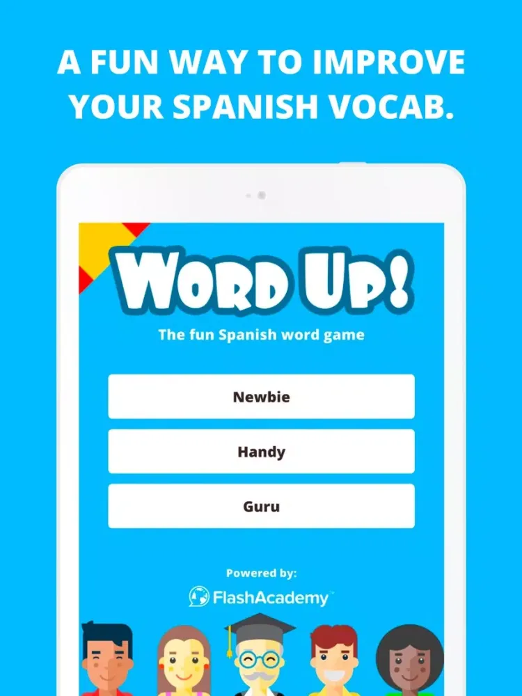 Tangkapan layar WordUp! The Spanish Word Game iPad 