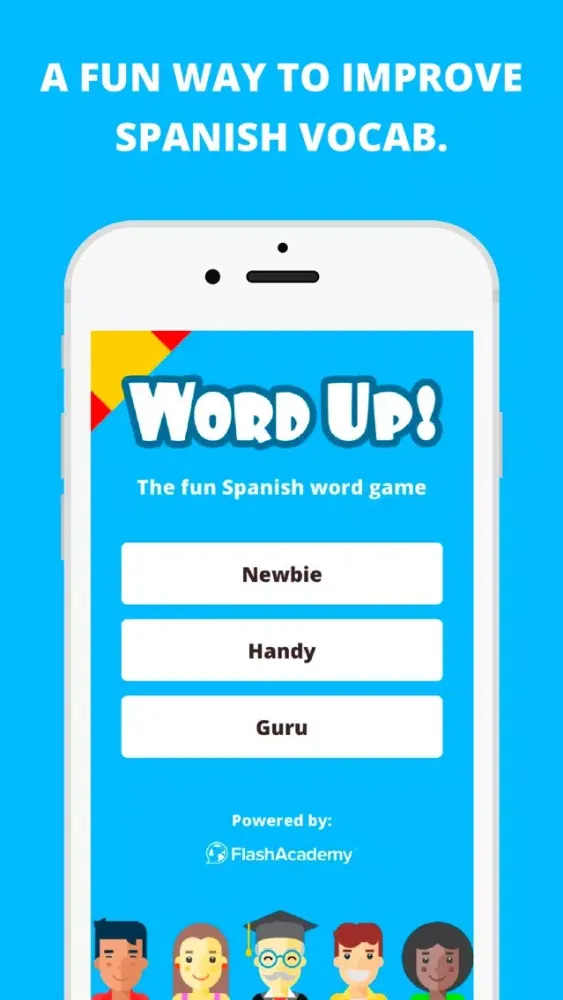 Tangkapan layar WordUp! The Spanish Word Game