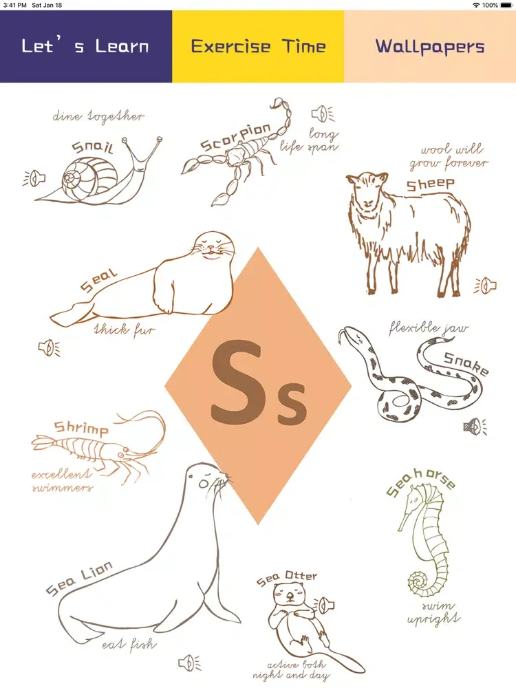 The Animal Alphabet iPad 應用截圖