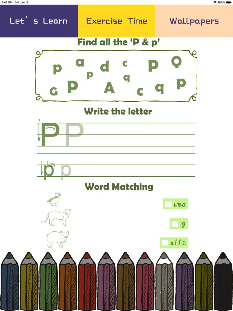 The Animal Alphabet iPad 應用截圖