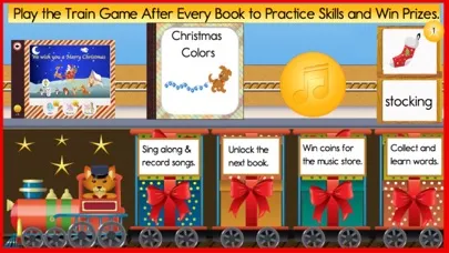 ภาพหน้าจอของ Reading Train Christmas
