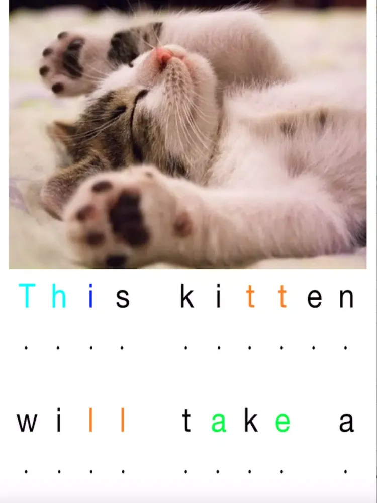 My Animal Book - Learn to Read iPad  스크린샷