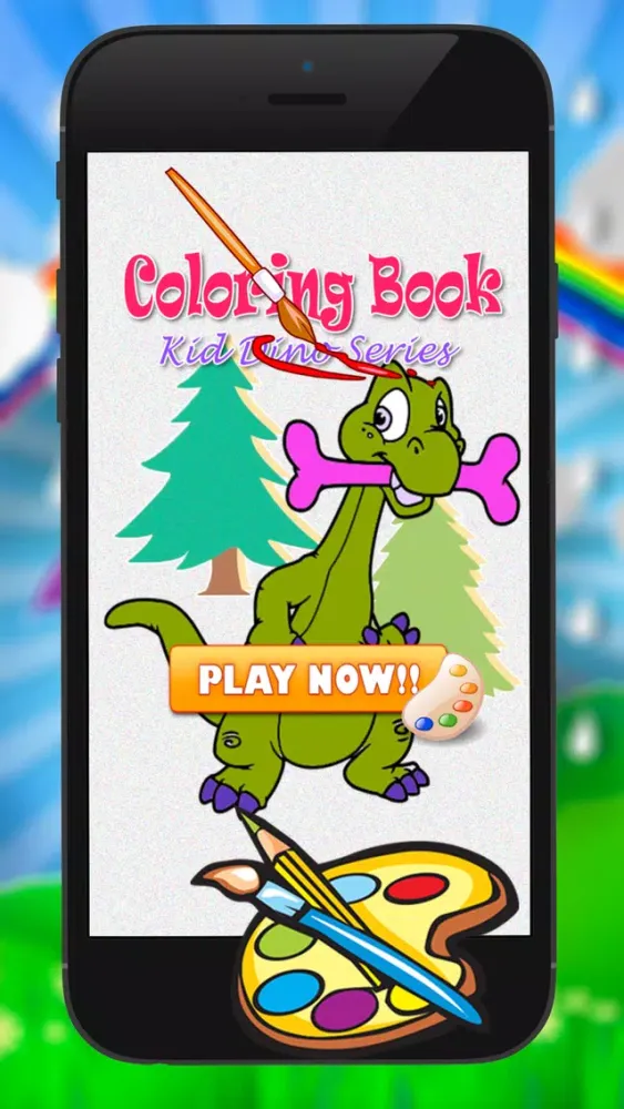Kids Dinosaur Coloring Book - Drawing Painting Dino Games Screenshots
