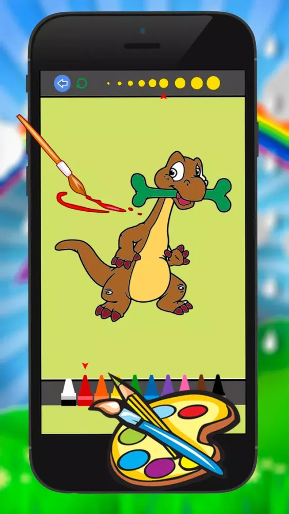 Kids Dinosaur Coloring Book - Drawing Painting Dino Games Screenshots