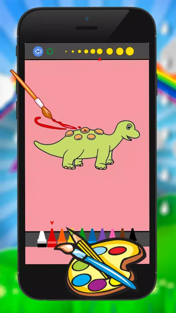 Kids Dinosaur Coloring Book - Drawing Painting Dino Games Screenshots