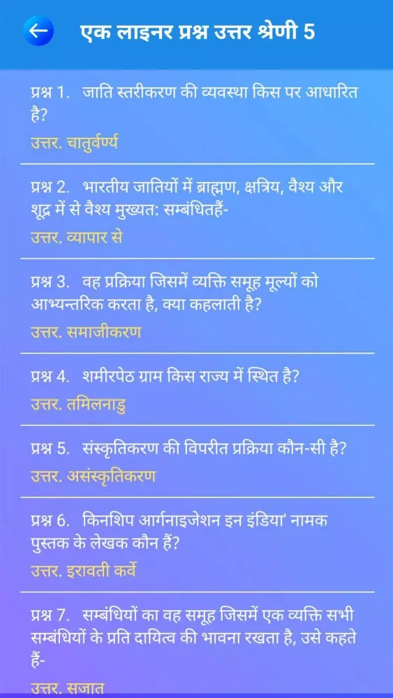 Capturas de pantalla de समाजशास्त्र