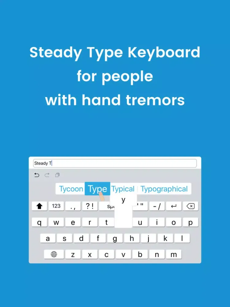 Steady Type Keyboard iPad 스크린샷