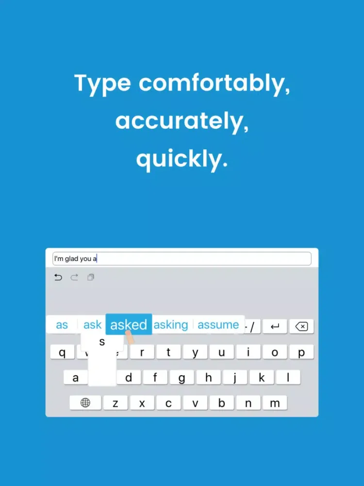 Steady Type Keyboard iPad 스크린샷
