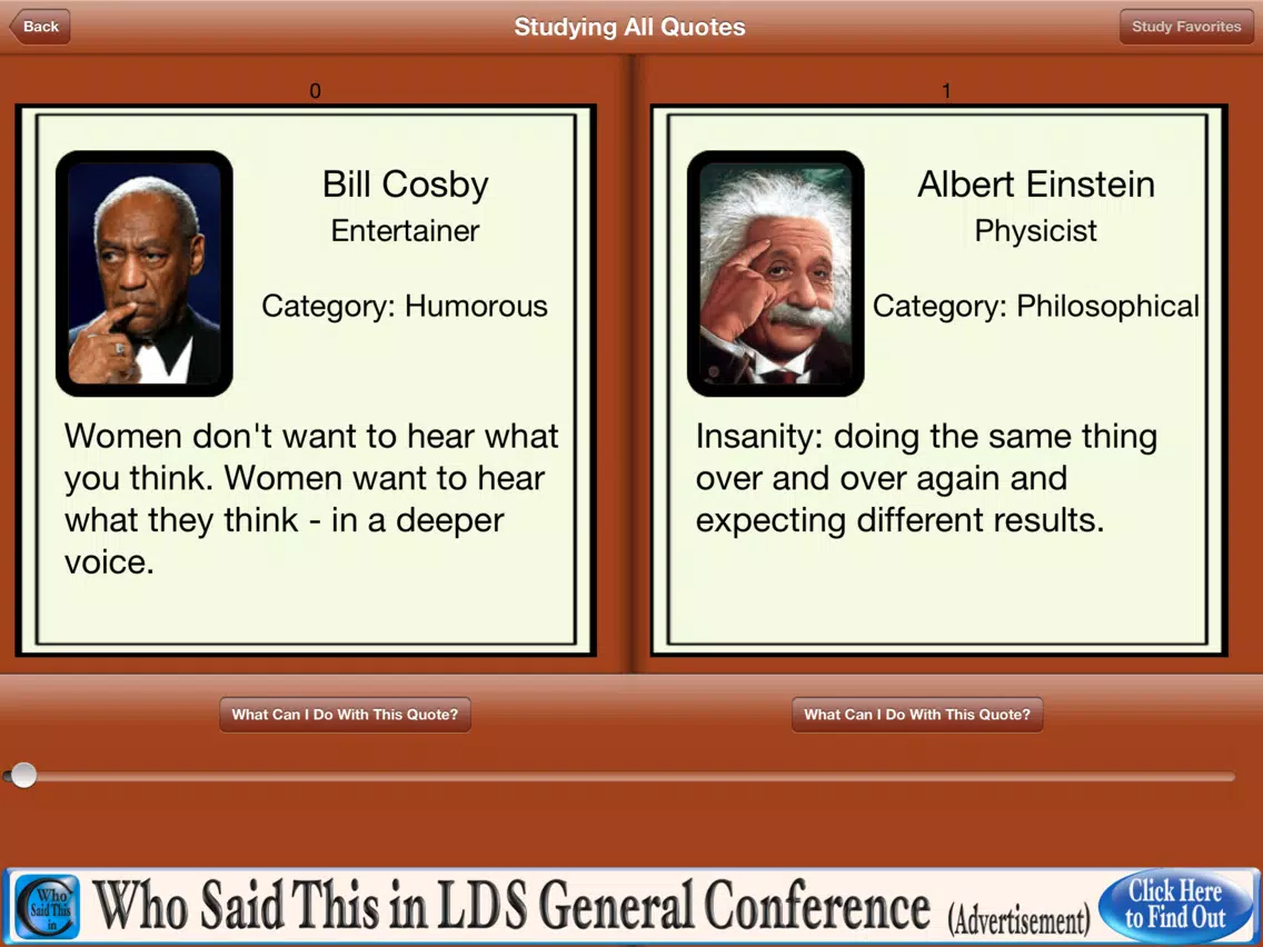 Who Said This In History iPad  스크린샷
