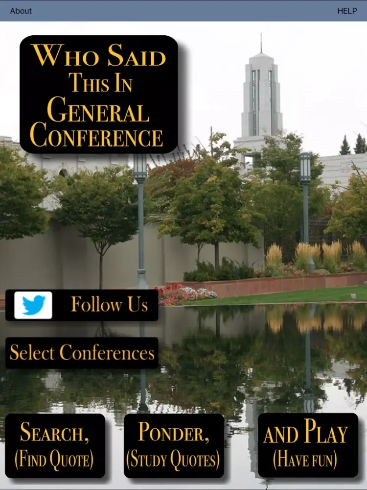 Ảnh chụp màn hình của Who Said This in Conference (LDS GEN CONF) iPad 